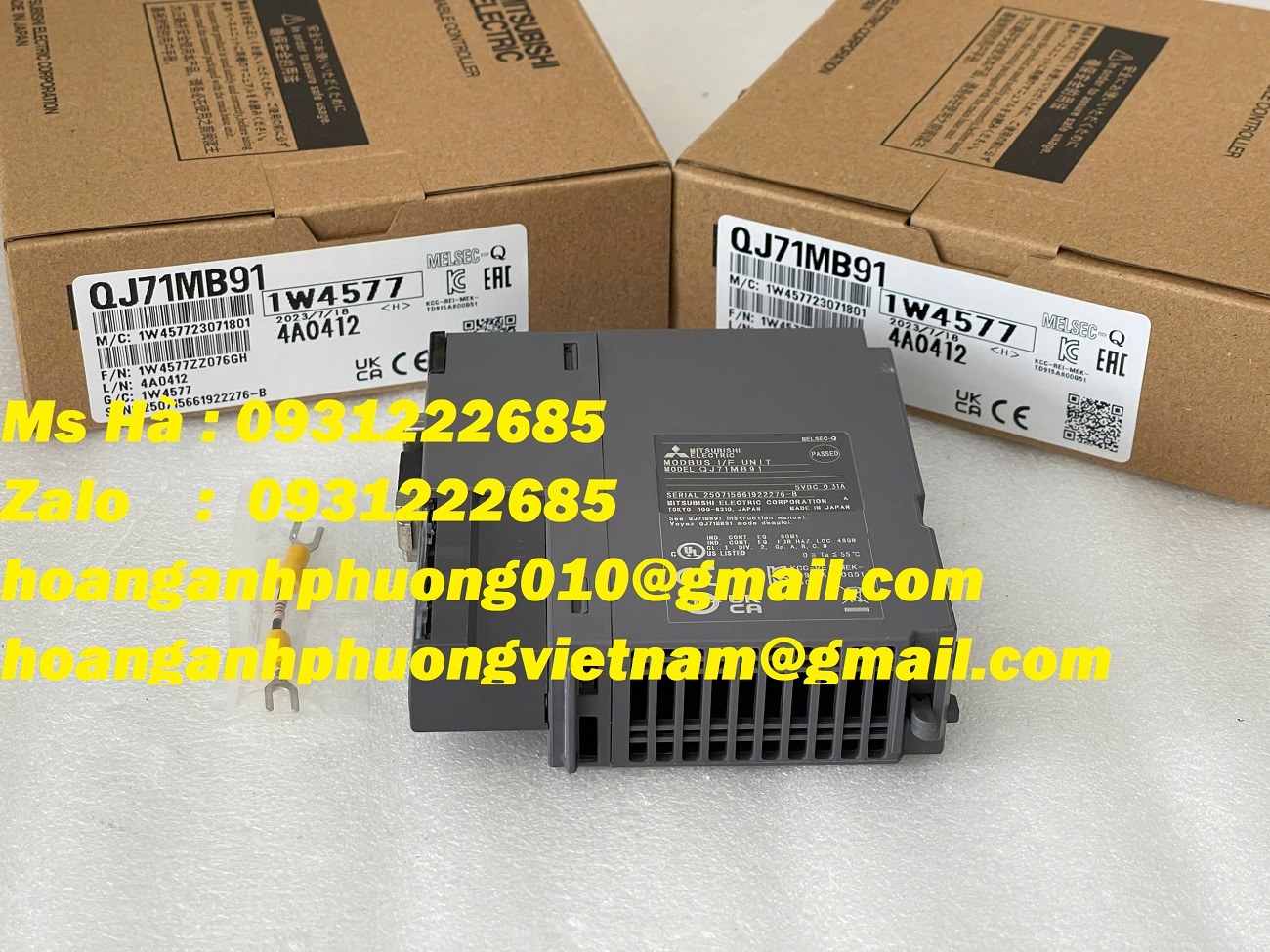 Mitsubishi - Mô đun mạng QJ71MB91 - dòng melsec Q sê ri